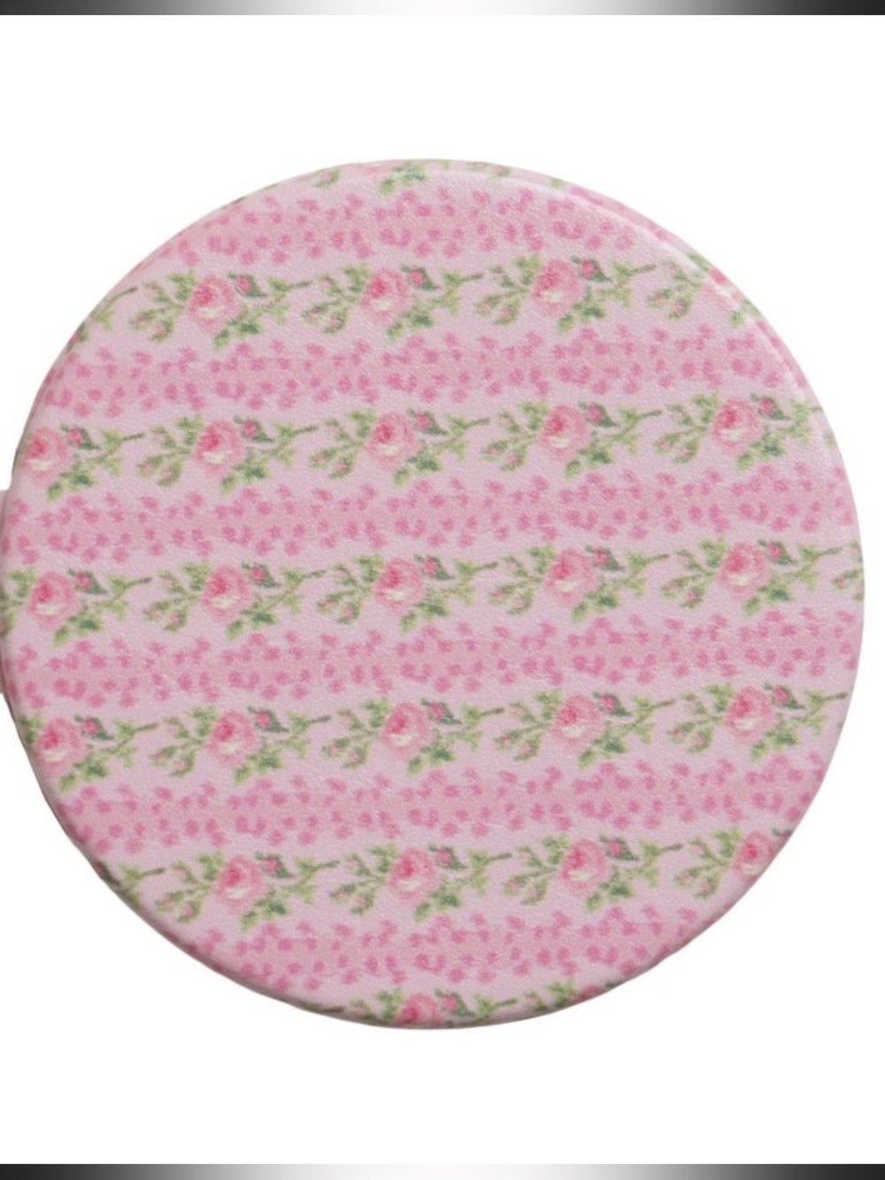 LoveShackFancy Pink Floral Pattern Compact Mirror - Picture 2 of 4
